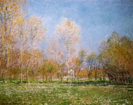 Claude Monet Springtime at Giverny Norge oil painting art